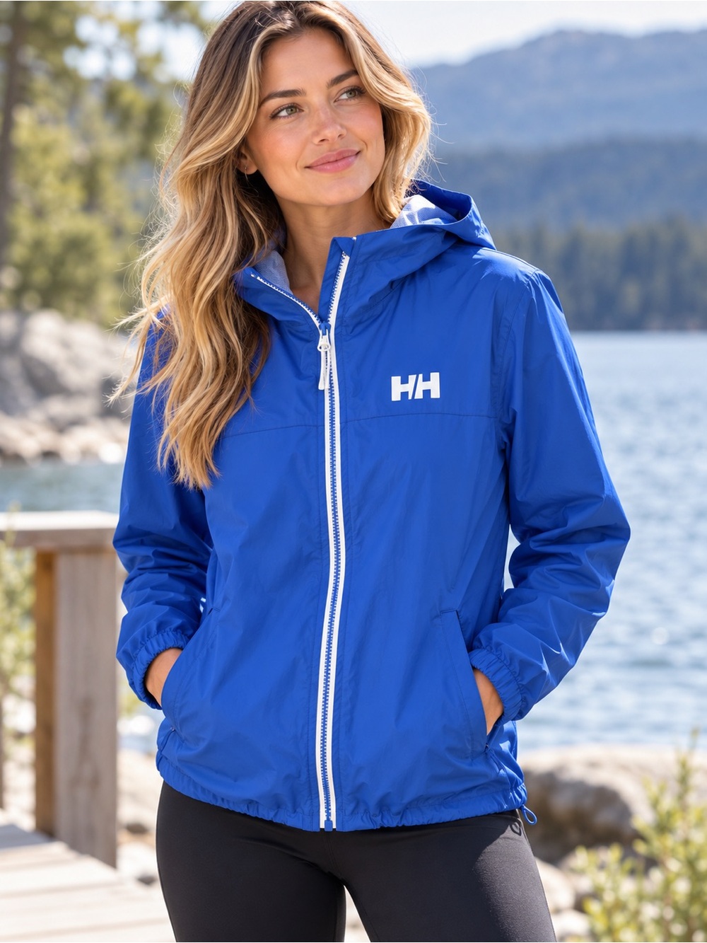 Helly Hansen Women’s Medium Royal Blue Windbreaker Jacket